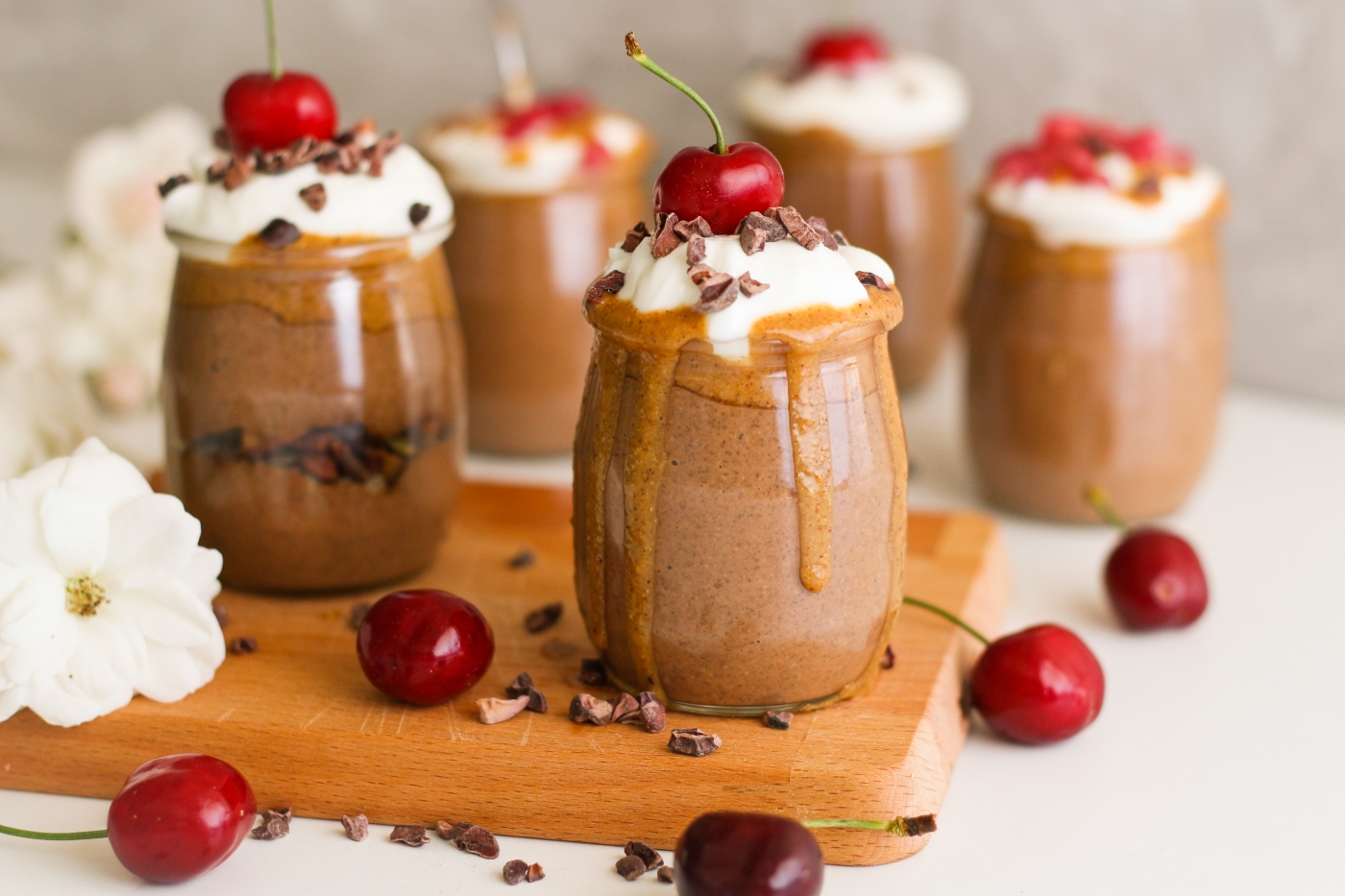 Obrázek: Veganský čokoládovo avokádový puding